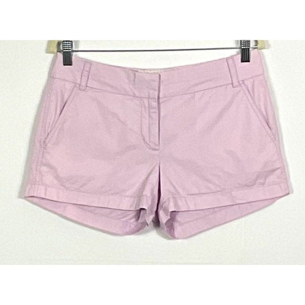 J. Crew Factory Broken-in Chino Shorts in Lilac, size 6, style 36234